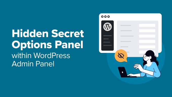 Hidden WordPress options panel revealed Hidden WordPress options panel revealed