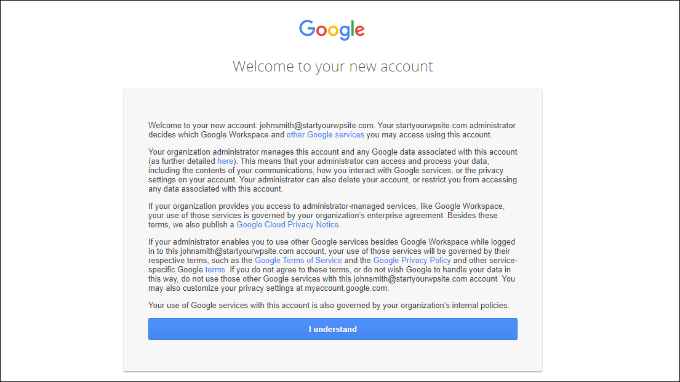 Agree to google services Agree to google services