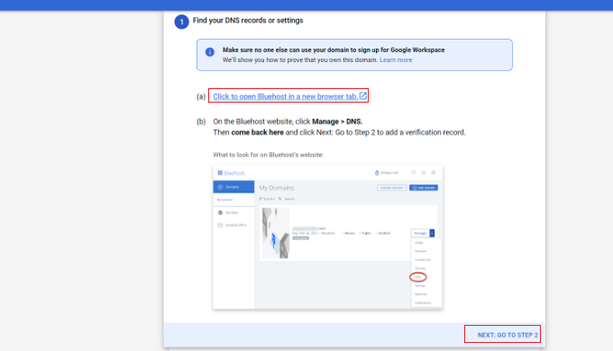 Open DNS settings in bluehost Open DNS settings in Bluehost