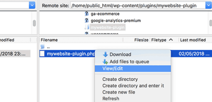 使用 FTP 编辑站点专用 WordPress 插件 使用 FTP 编辑站点专用 WordPress 插件