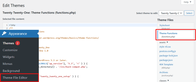 添加代码到 functions.php 和其他模板 添加代码到 functions.php 和其他模板