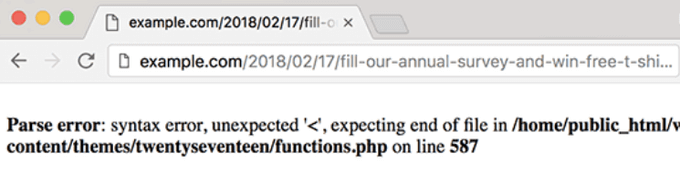 PHP 错误代码示例 PHP 错误代码示例