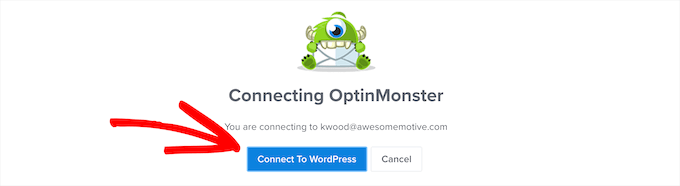 连接 OptinMonster 到 WordPress