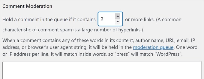 WordPress 评论审核设置 WordPress 评论审核设置