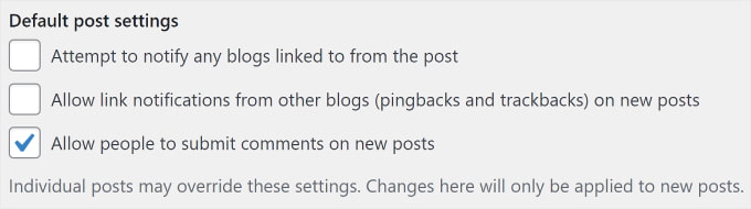 WordPress 默认文章设置 WordPress 默认文章设置