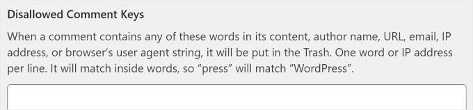 WordPress 禁止的评论关键词设置 WordPress 禁止的评论关键词设置