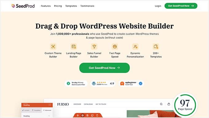 SeedProd 页面构建器插件