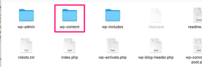 WordPress 内容文件夹 WordPress 内容文件夹
