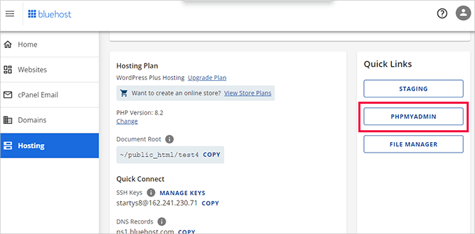 启动 phpMyAdmin