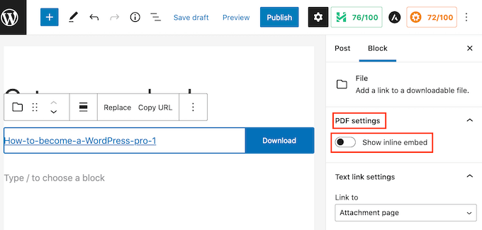 自定义 WordPress 文件块 自定义 WordPress 文件块