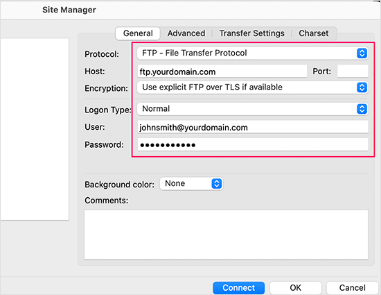 FTP凭据 FTP凭据