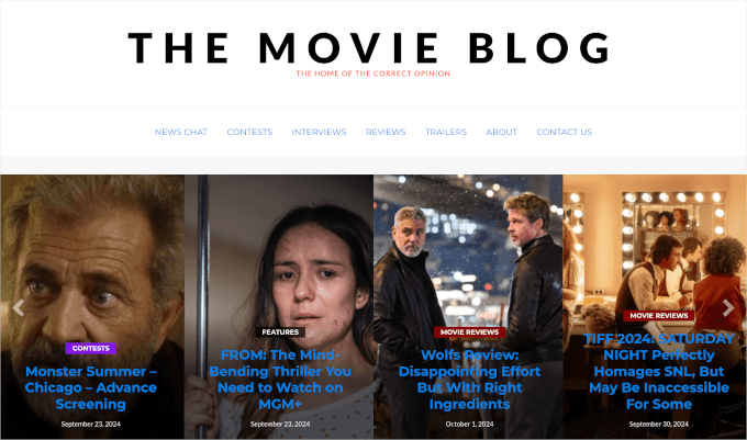 The Movie Blog 主页 The Movie Blog 主页
