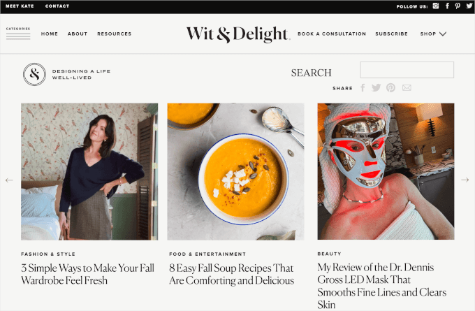 Wit & Delight 主页 Wit & Delight 主页