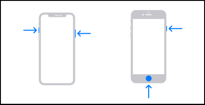 在iPhone上截图