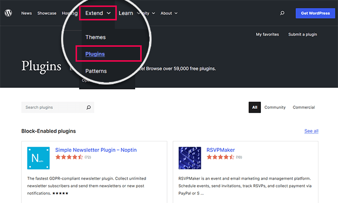 WordPress 插件目录