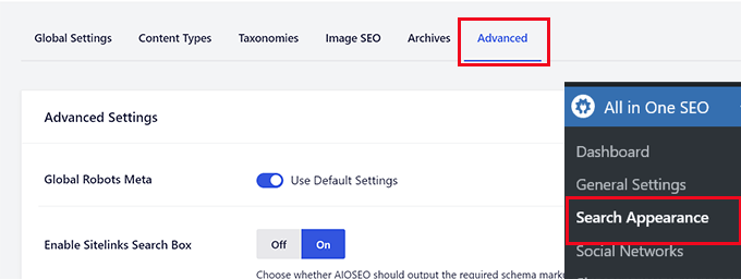 AIOSEO 高级搜索外观 AIOSEO 高级搜索外观