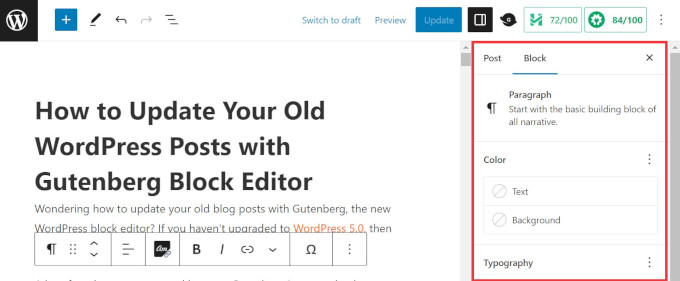Gutenberg 块示例