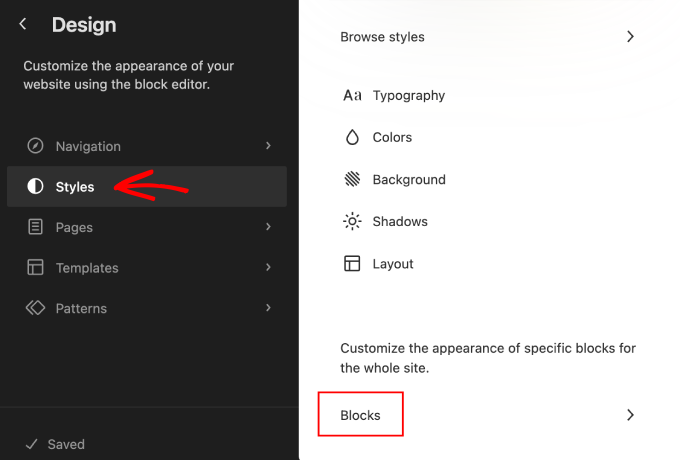 wordpress-editor-styles-blocks 样式块