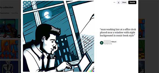 DALL-E 漫画风格图片预览 DALL-E 漫画风格图片预览