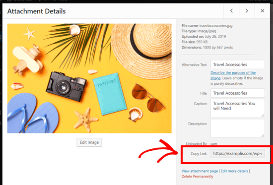 Find WordPress Image URL Find WordPress Image URL