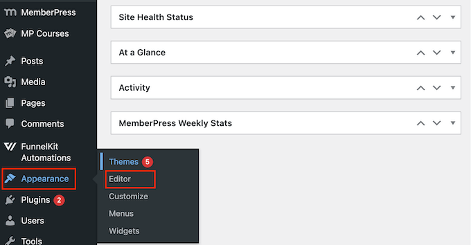 如何在 WordPress 中打开全站编辑器(FSE)