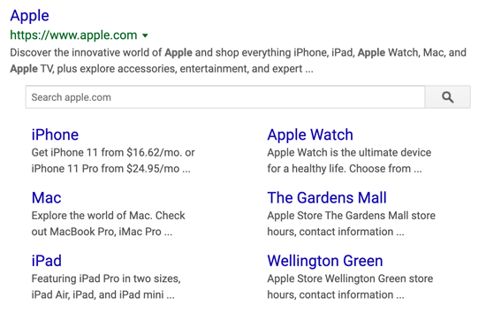 Google Sitelinks个性化结果 Google Sitelinks个性化结果