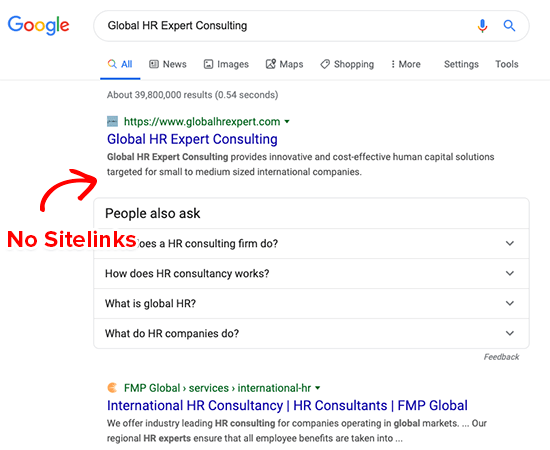 通用品牌没有Google Sitelinks 通用品牌没有Google Sitelinks