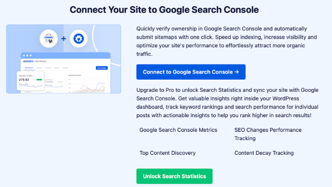 将 Google Search Console 连接到 AIOSEO