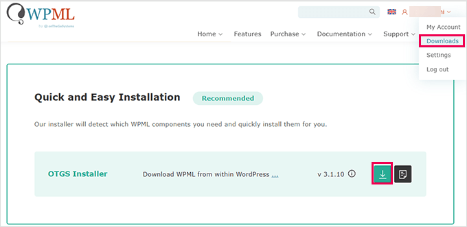 WPML OTGS安装程序