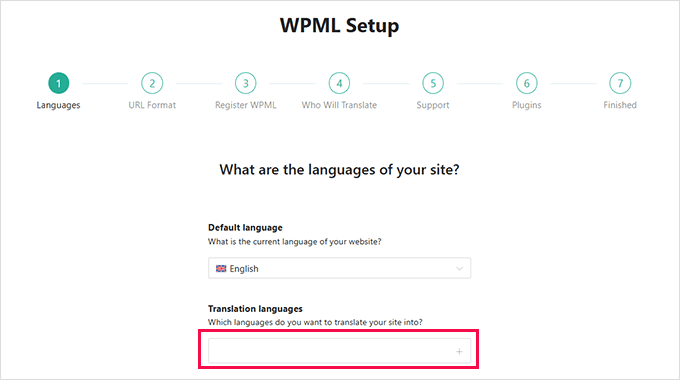 向WPML添加语言