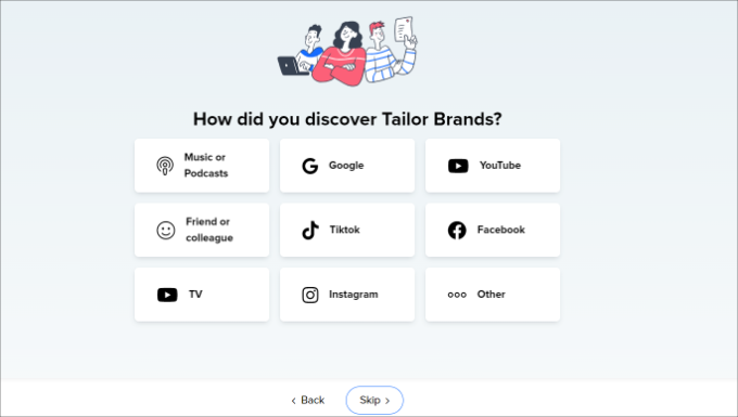 如何发现 Tailor Brands 如何发现 Tailor Brands