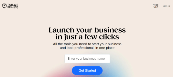 Tailor Brands 标志制作器 Tailor Brands 标志制作器