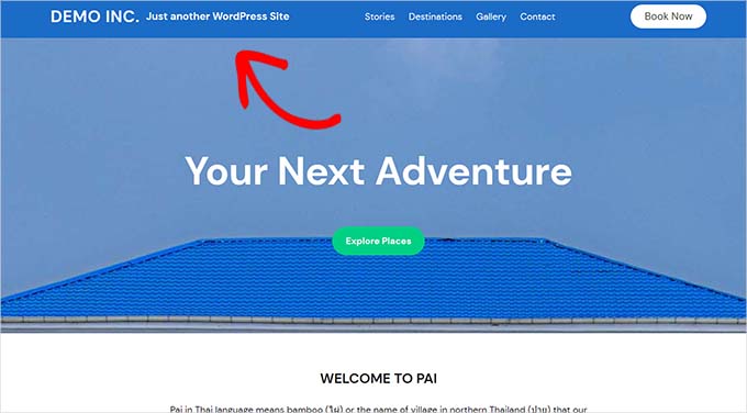 Just another WordPress site 示例