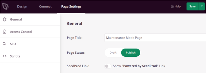 发布 Maintenance 模式页面 发布 Maintenance 模式页面