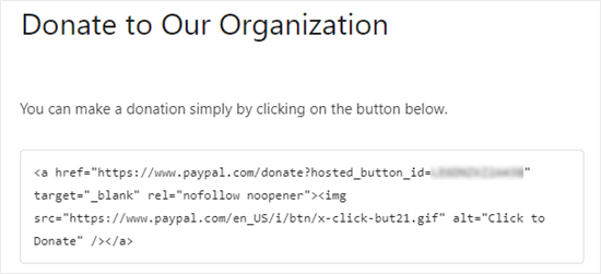 HTML 区块中的 PayPal 按钮 HTML 代码 HTML 区块中的 PayPal 按钮 HTML 代码