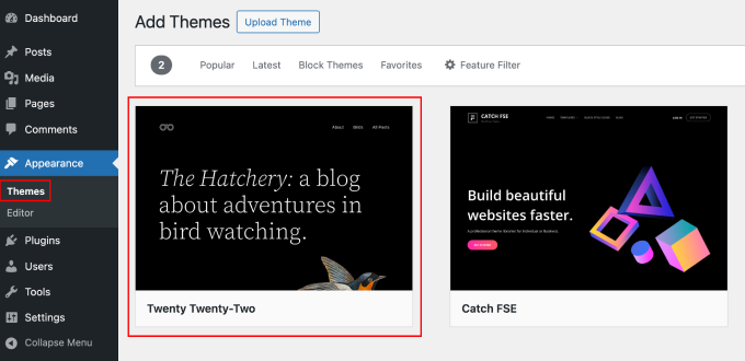 WordPress 主题 Twenty Twenty-Two WordPress 主题 Twenty Twenty-Two