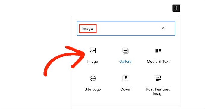 在 WordPress 网站中添加图片块 在 WordPress 网站中添加图片块