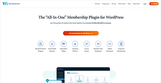 MemberPress 官网 MemberPress 官网