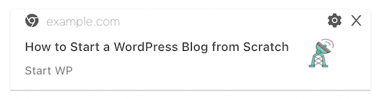 PushEngage 博客文章推送通知示例