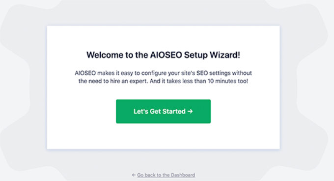 AIOSEO 设置向导 AIOSEO 设置向导