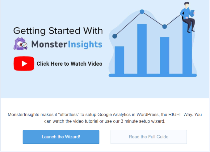 设置 MonsterInsights 设置 MonsterInsights