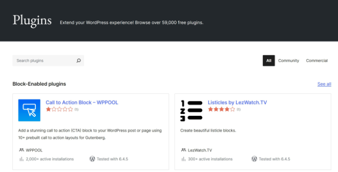 WordPress 插件目录