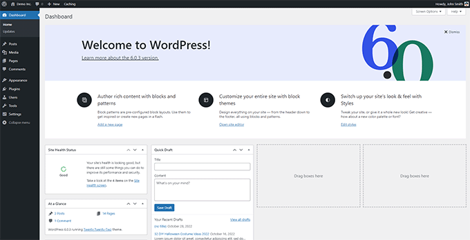 WordPress 管理后台