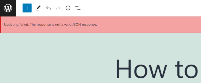 JSON 错误
