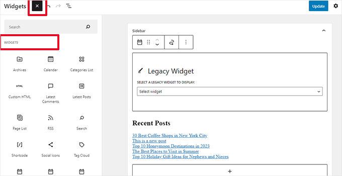 Widget 块 Widget 块