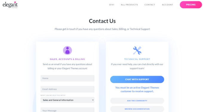 Elegant Themes 客户支持 Elegant Themes 客户支持