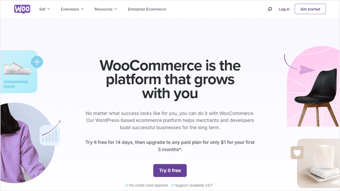 WooCommerce 页面