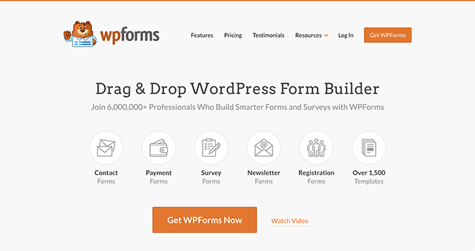 WPForms 网站
