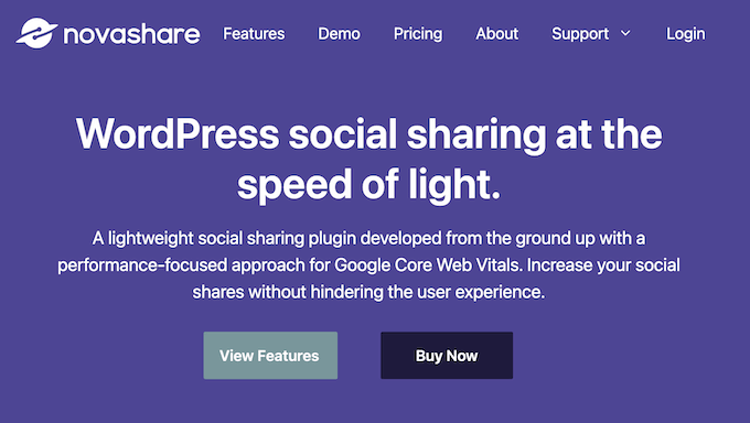 Novashare 社交分享