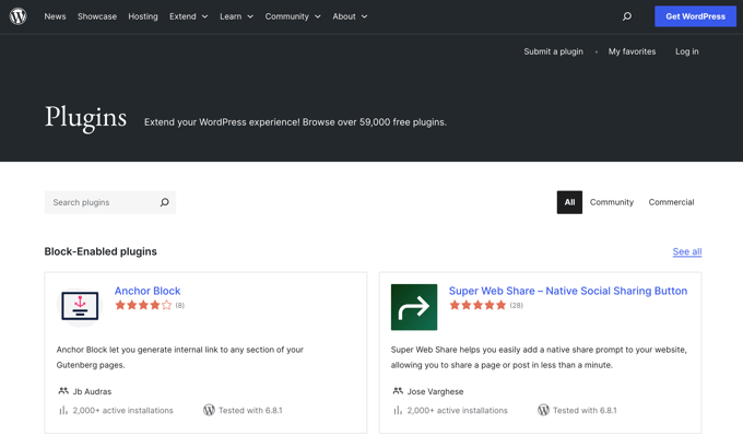 WordPress 插件目录 WordPress 插件目录